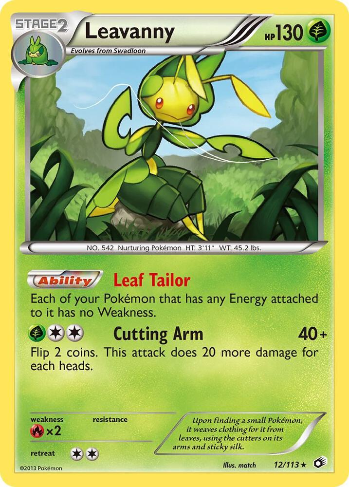 Leavanny 12/113 (Legendary Treasures)  - Holofoil | Good Games Morley