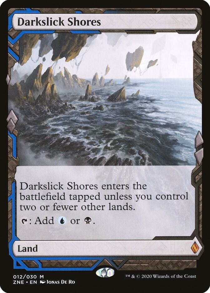 Darkslick Shores 12/30 (Zendikar Rising Expeditions)  - Foil | Good Games Morley