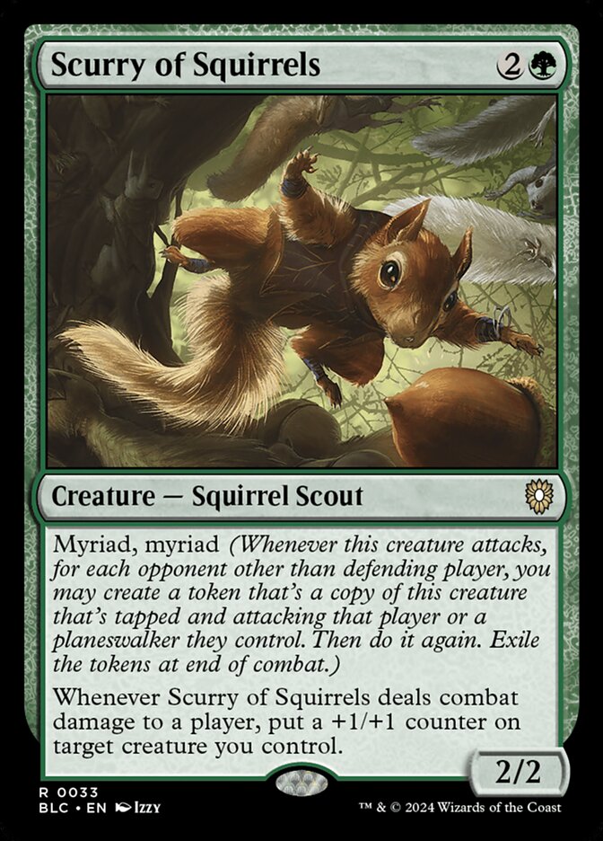 Scurry of Squirrels 33 (Commander: Bloomburrow)  | Good Games Morley