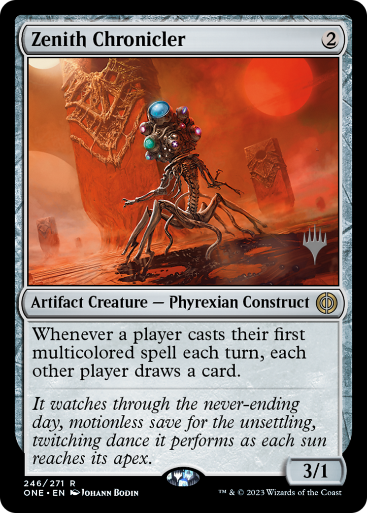 Zenith Chronicler (Promo Pack) [Phyrexia: All Will Be One Promos] | Good Games Morley
