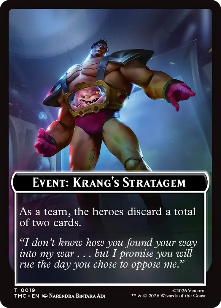 Event: Krang's Stratagem [Teenage Mutant Ninja Turtles Commander Tokens] | Good Games Morley