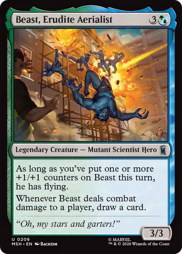 Beast, Erudite Aerialist [Marvel Super Heroes] | Good Games Morley