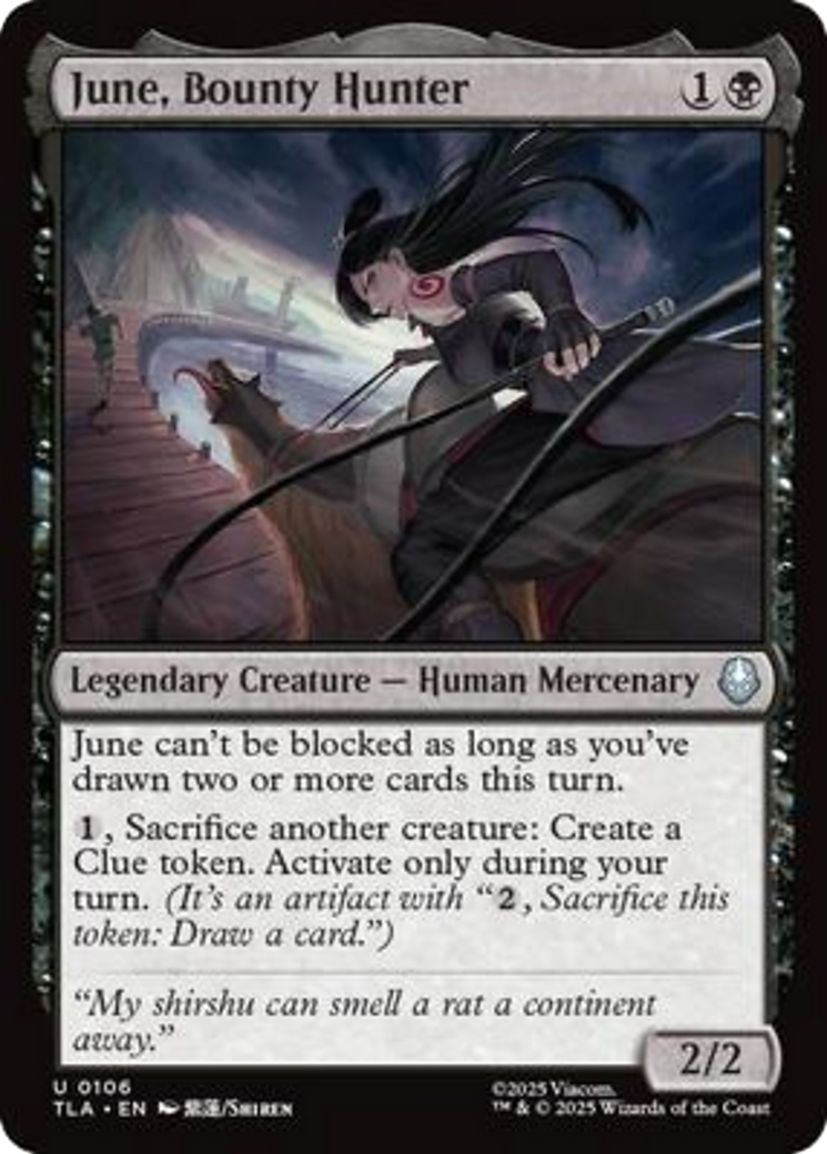 June, Bounty Hunter [Avatar: The Last Airbender] | Good Games Morley