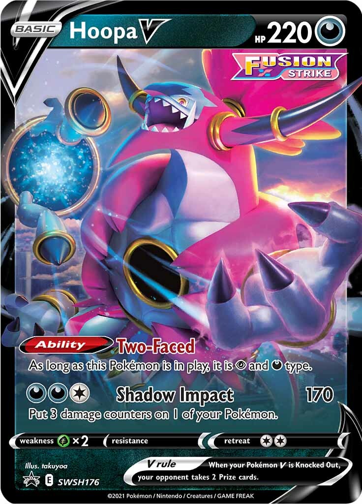 Hoopa V (SWSH176) (Jumbo Card) [Sword & Shield: Black Star Promos] | Good Games Morley