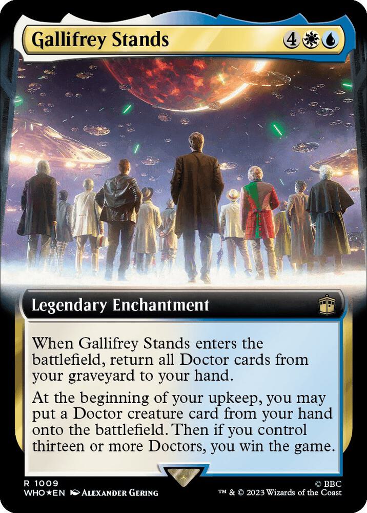 Gallifrey Stands 1009/331 (Universes Beyond: Doctor Who)  - Extended Art Surge Foil | Good Games Morley
