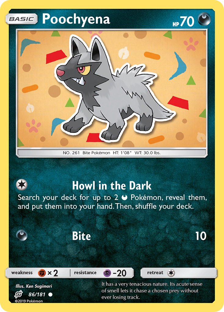 Poochyena (86/181) [Sun & Moon: Team Up] | Good Games Morley
