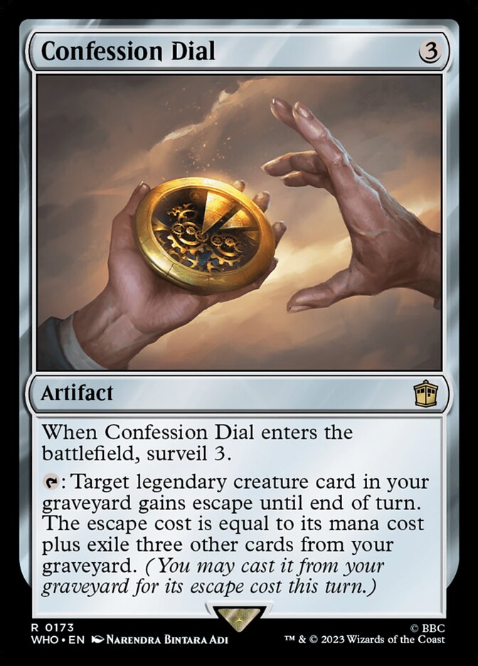 Confession Dial 173/331 (Universes Beyond: Doctor Who)  - Foil | Good Games Morley