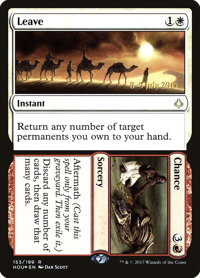 Leave // Chance [Hour of Devastation Prerelease Promos] | Good Games Morley
