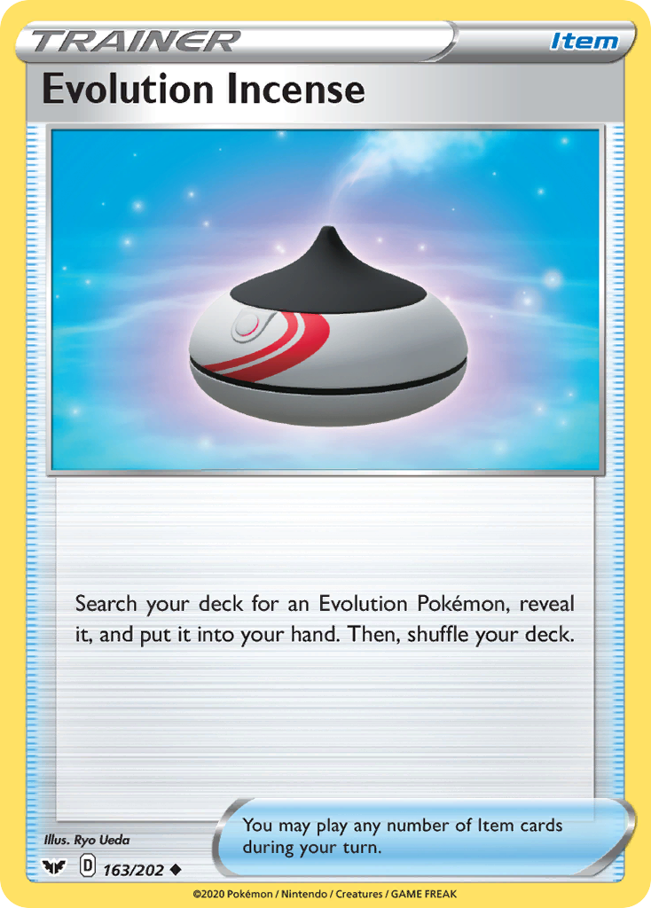 Evolution Incense (163/202) [Sword & Shield: Base Set] | Good Games Morley