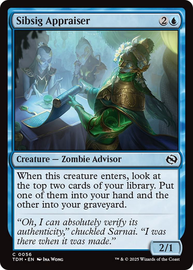 Sibsig Appraiser [Tarkir: Dragonstorm] | Good Games Morley