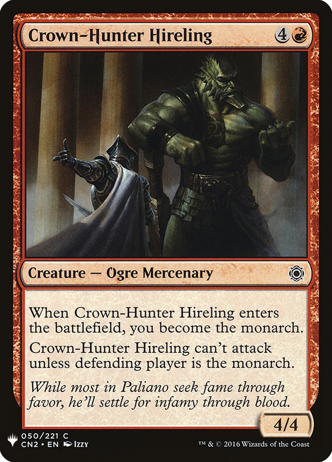 Crown-Hunter Hireling [Mystery Booster] | Good Games Morley