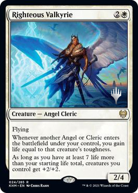 Righteous Valkyrie (Promo Pack) [Kaldheim Promos] | Good Games Morley