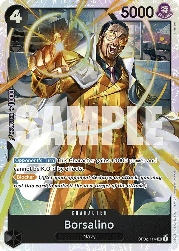 Borsalino (Reprint) OP02-114 (Premium Booster -The Best-)  - Foil | Good Games Morley