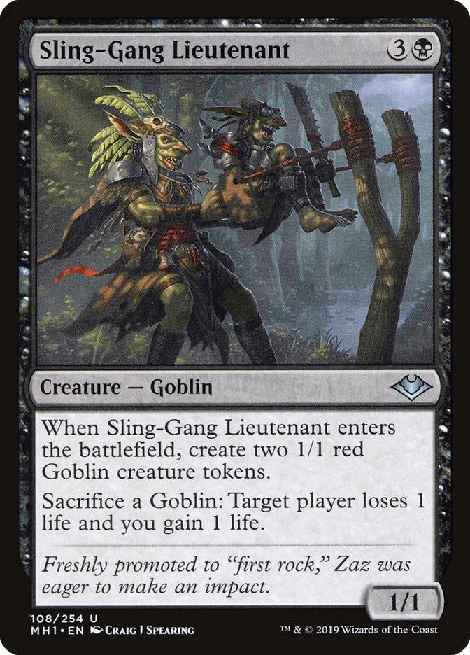 Sling-Gang Lieutenant [Modern Horizons] | Good Games Morley