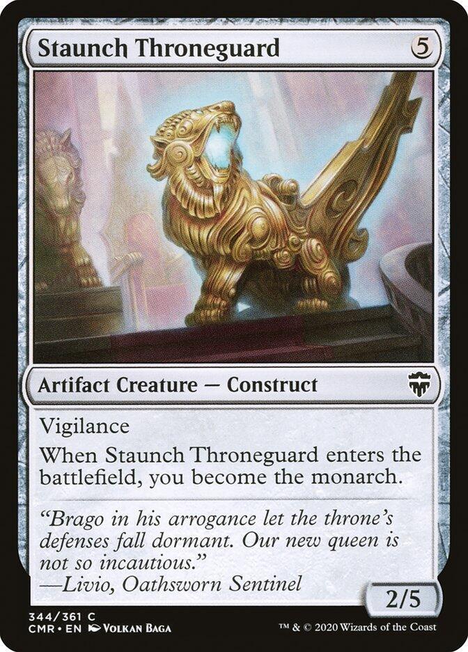 Staunch Throneguard 344/361 (Commander Legends)  | Good Games Morley