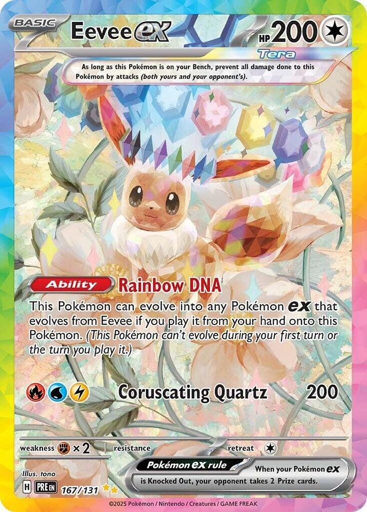 Eevee ex (167/131) [Scarlet & Violet: Prismatic Evolutions] | Good Games Morley