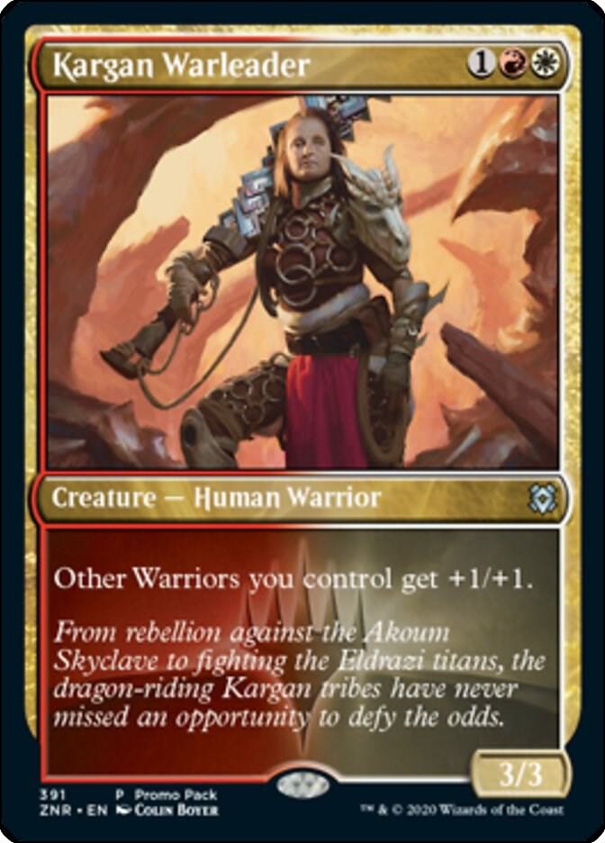 Kargan Warleader 391/280 (Promo Pack: Zendikar Rising)  | Good Games Morley