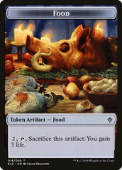 Goat // Food (18) Double-Sided Token [Throne of Eldraine Tokens] | Good Games Morley