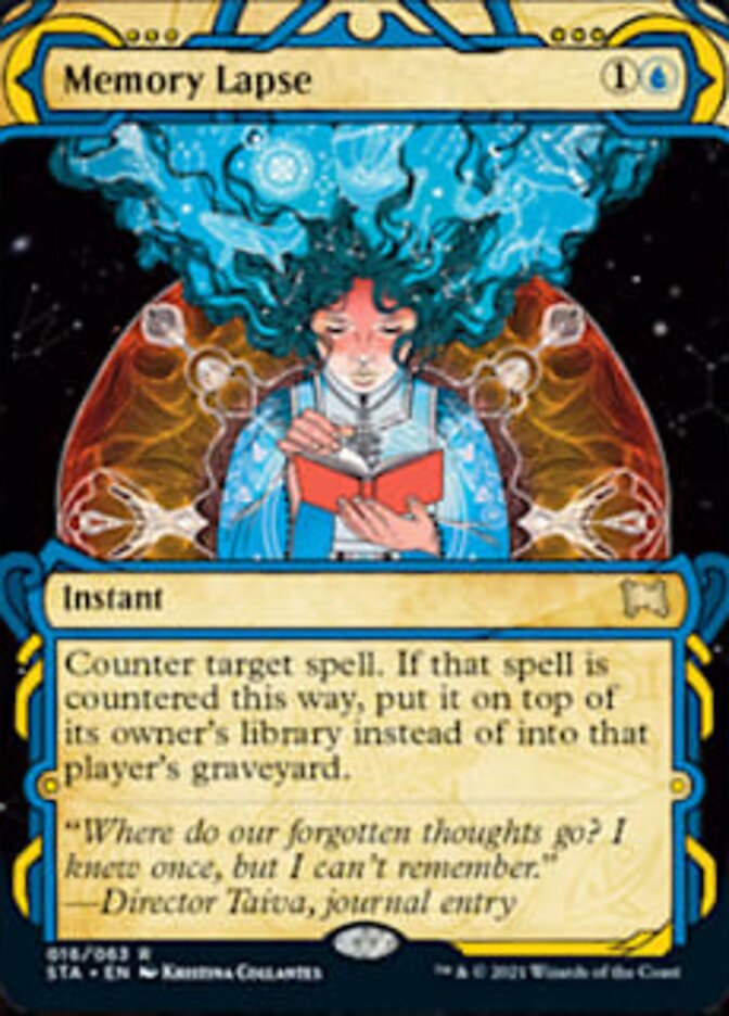 Memory Lapse (Foil Etched) [Strixhaven: School of Mages Mystical Archive] | Good Games Morley