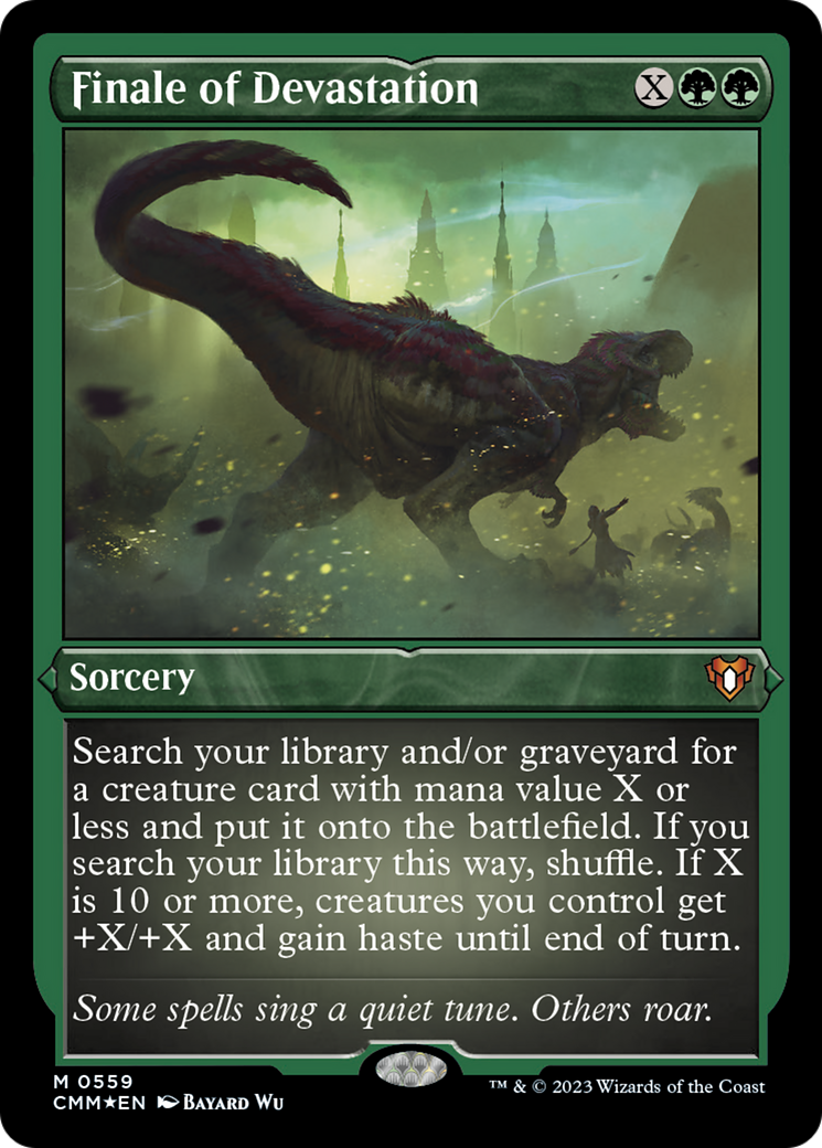 Finale of Devastation (Foil Etched) [Commander Masters] | Good Games Morley