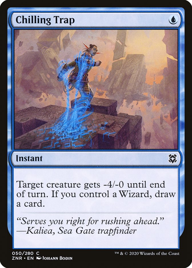 Chilling Trap 50/280 (Zendikar Rising)  - Foil | Good Games Morley