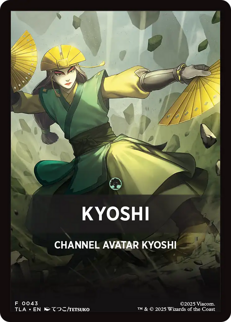 Kyoshi Theme Card [Avatar: The Last Airbender Tokens] | Good Games Morley