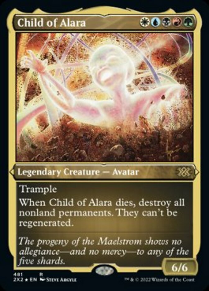 Child of Alara (Foil Etched) [Double Masters 2022] | Good Games Morley