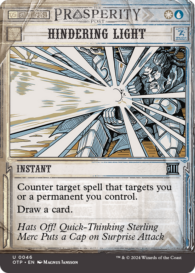 Hindering Light [Outlaws of Thunder Junction: Breaking News] | Good Games Morley