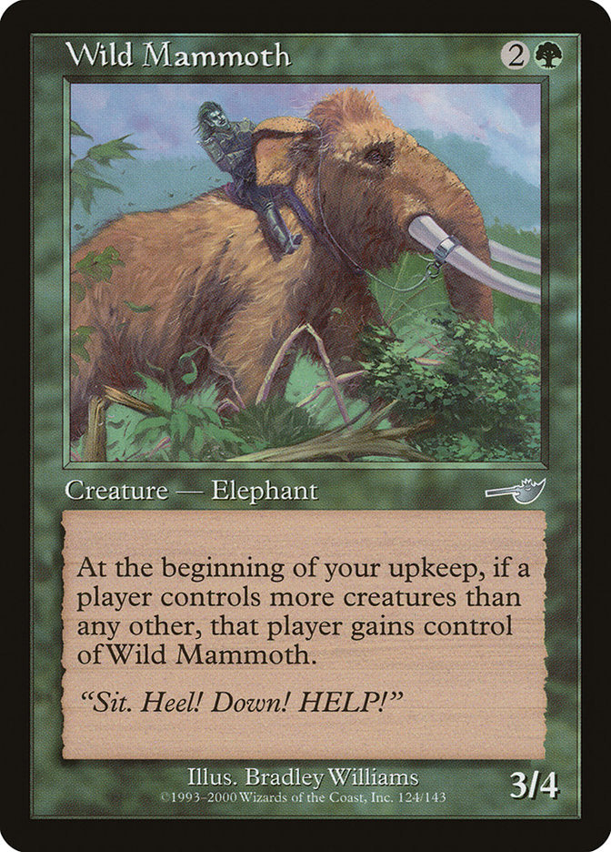 Wild Mammoth 124/143 (Nemesis)  - Foil | Good Games Morley