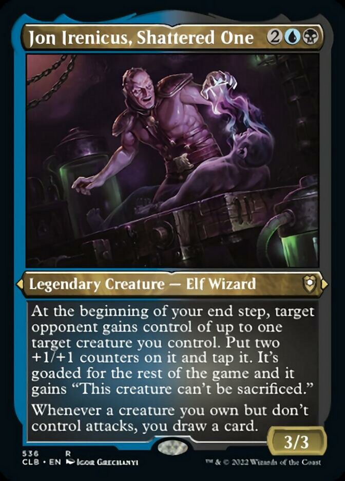 Jon Irenicus, Shattered One (Foil Etched) [Commander Legends: Battle for Baldur's Gate] | Good Games Morley