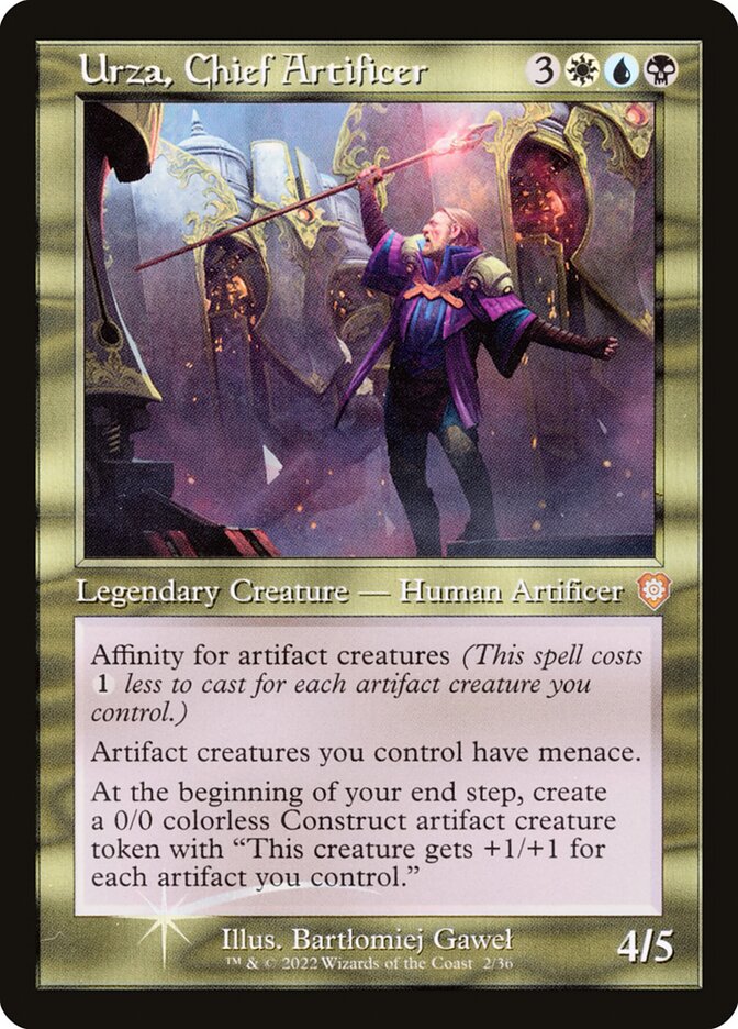 Urza, Chief Artificer 2 (Commander: The Brothers' War)  - Foil | Good Games Morley