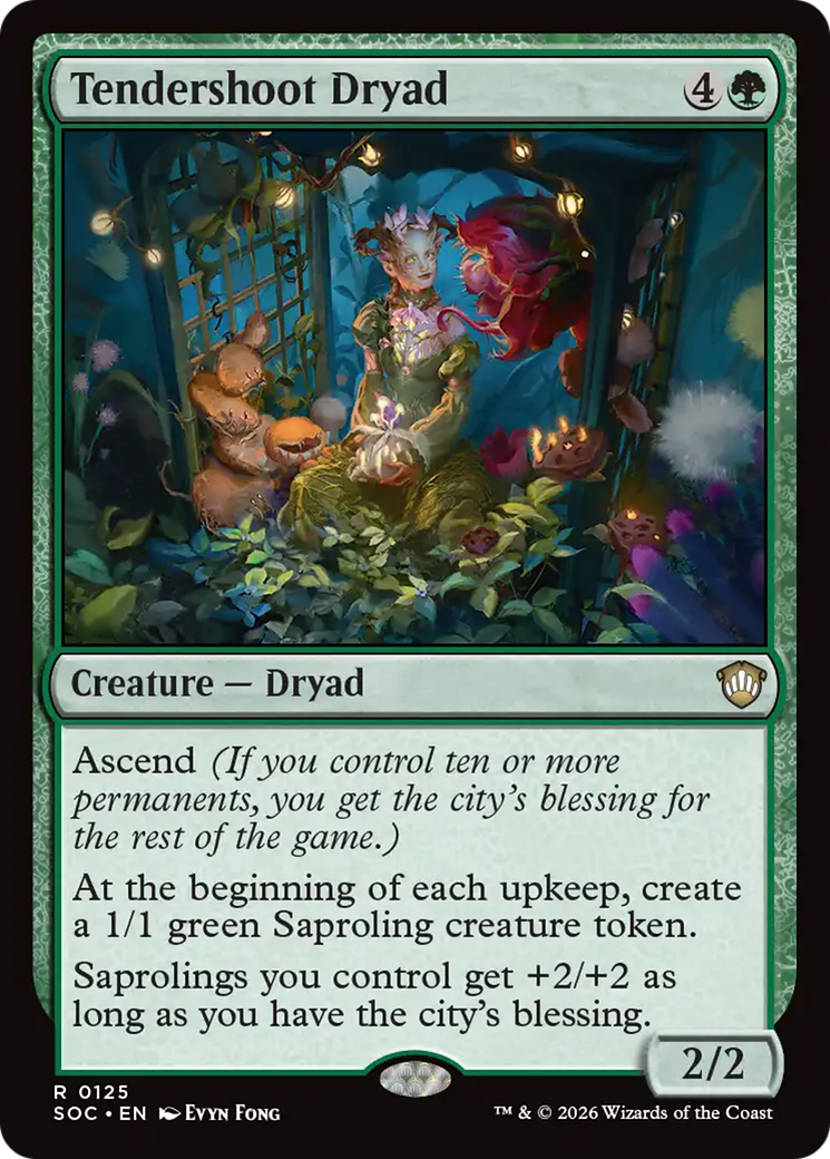 Tendershoot Dryad [Secrets of Strixhaven Commander] | Good Games Morley