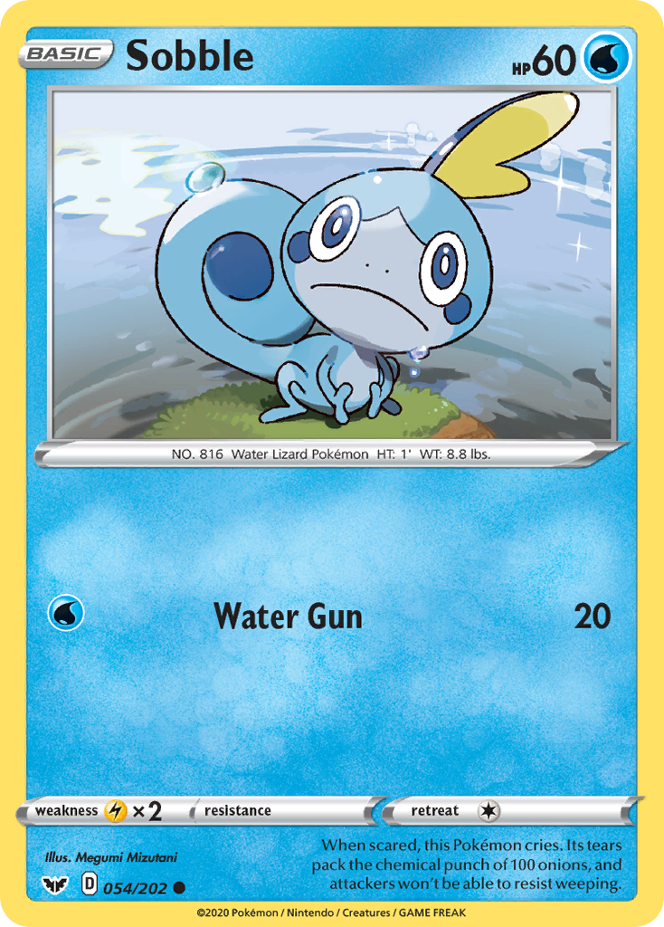 Sobble (054/202) [Sword & Shield: Base Set] | Good Games Morley
