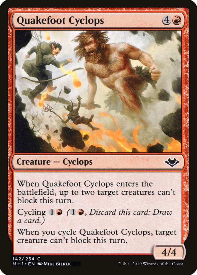Quakefoot Cyclops [Modern Horizons] | Good Games Morley