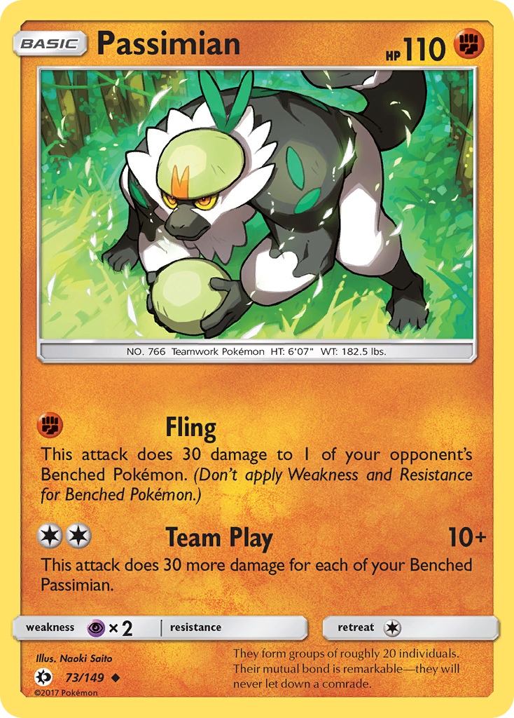 Passimian (73/149) [Sun & Moon: Base Set] | Good Games Morley