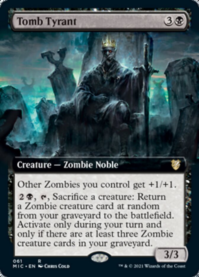 Tomb Tyrant (Extended Art) [Innistrad: Midnight Hunt Commander] | Good Games Morley