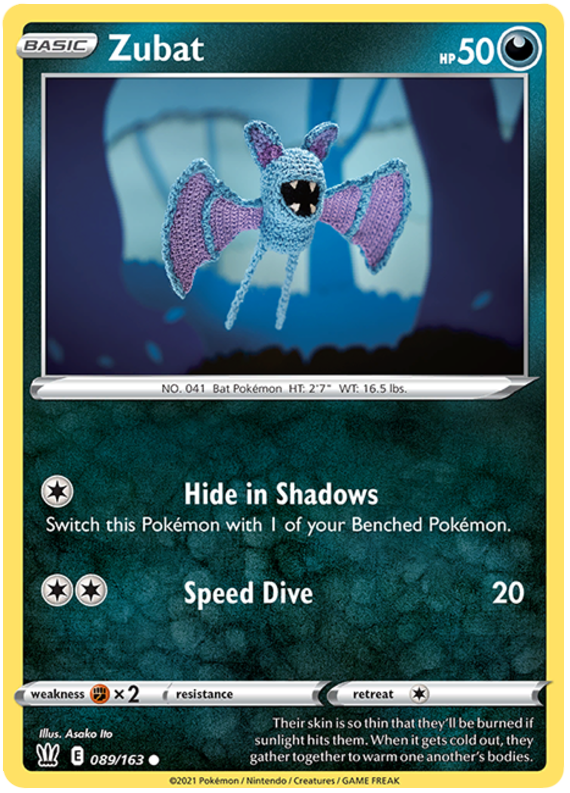 Zubat (089/163) [Sword & Shield: Battle Styles] | Good Games Morley