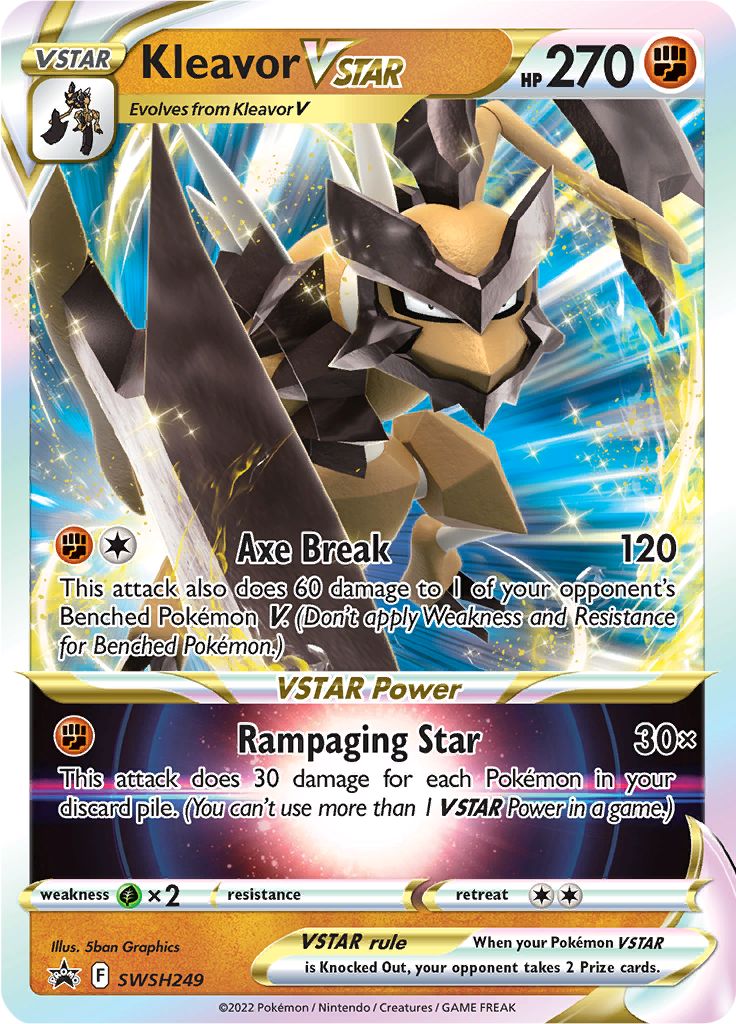 Kleavor VSTAR (SWSH249) (Jumbo Card) [Sword & Shield: Black Star Promos] | Good Games Morley