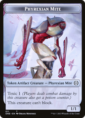 Phyrexian Mite (011) // Cat Double-Sided Token [Phyrexia: All Will Be One Tokens] | Good Games Morley