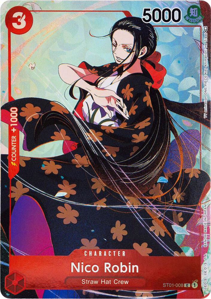Nico Robin (Gift Col.) ST01-008 (One Piece Promotion Cards)  - Alternate Art Foil | Good Games Morley