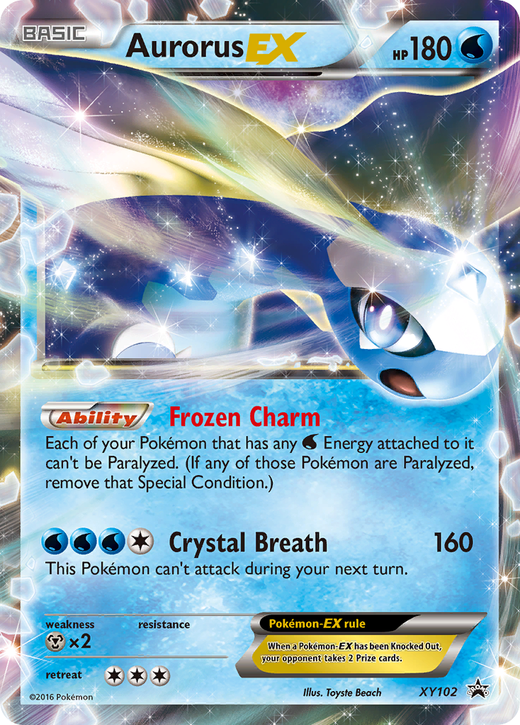 Aurorus EX (XY102) [XY: Black Star Promos] | Good Games Morley