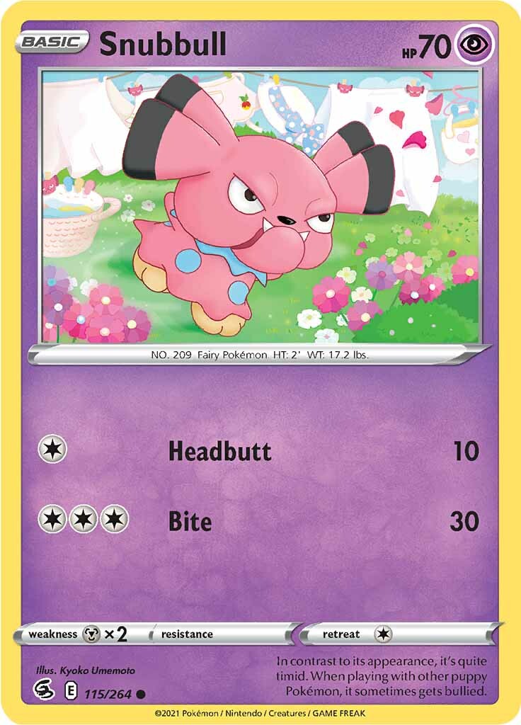 Snubbull (115/264) [Sword & Shield: Fusion Strike] | Good Games Morley