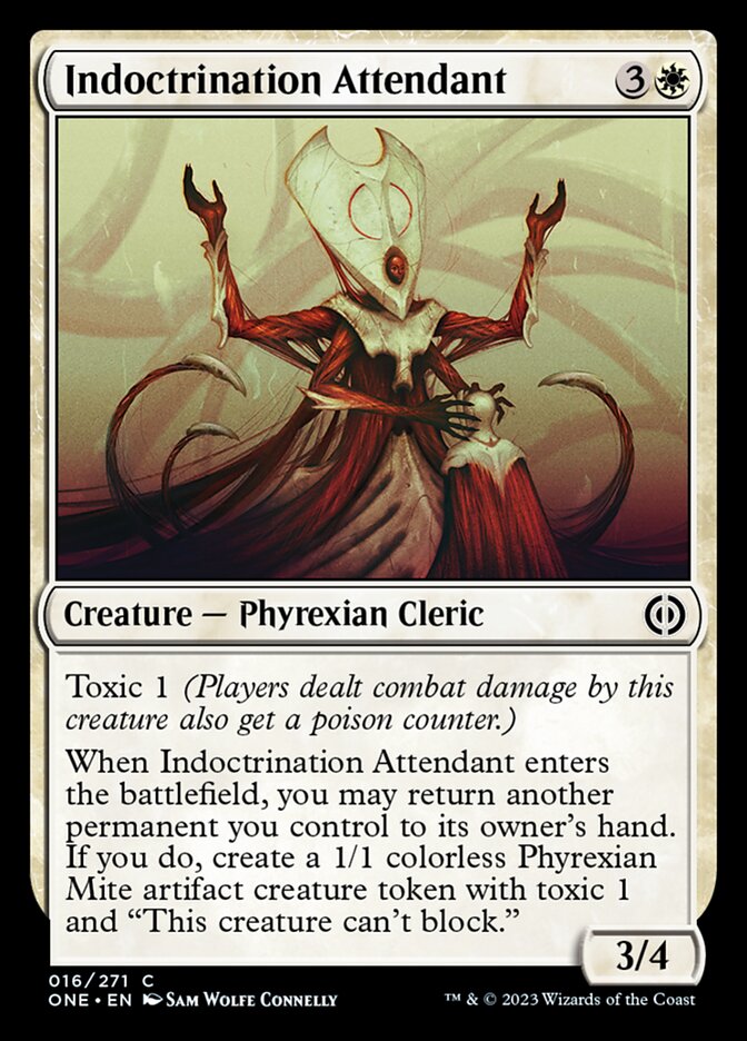 Indoctrination Attendant [Phyrexia: All Will Be One] | Good Games Morley
