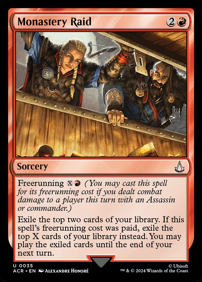 Monastery Raid 35/110 (Universes Beyond: Assassin's Creed)  - Foil | Good Games Morley