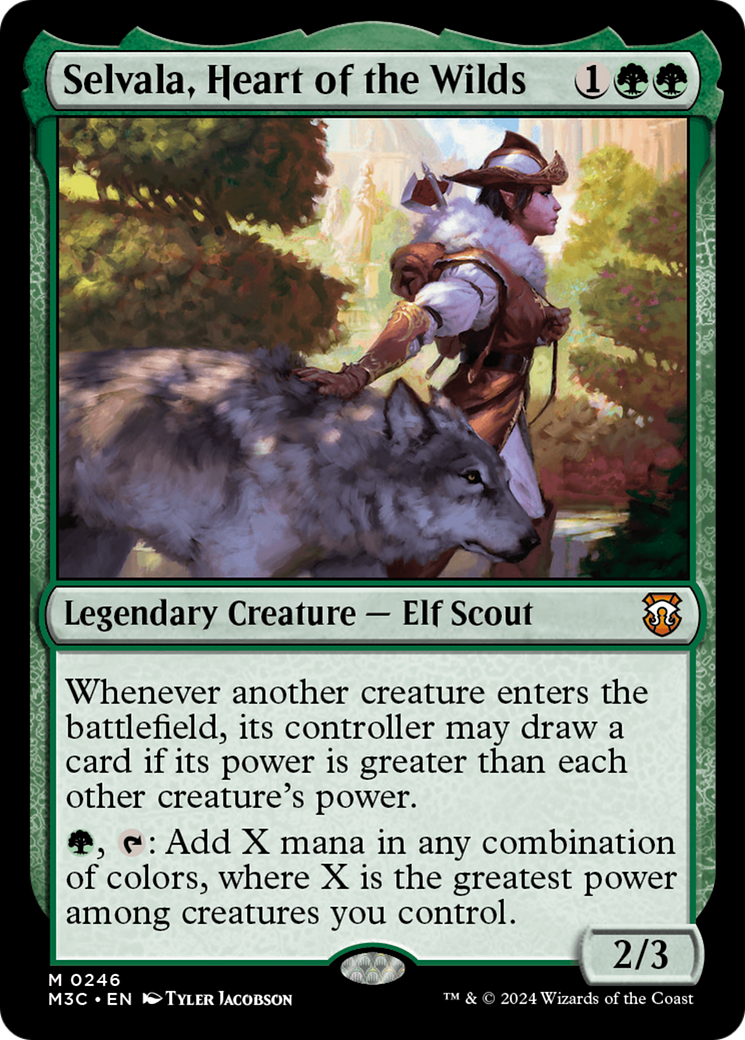 Selvala, Heart of the Wilds (Ripple Foil) [Modern Horizons 3 Commander] | Good Games Morley