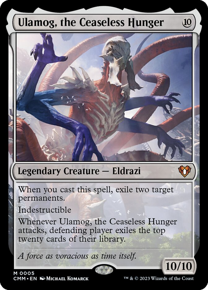 Ulamog, the Ceaseless Hunger 5 (Commander Masters)  | Good Games Morley