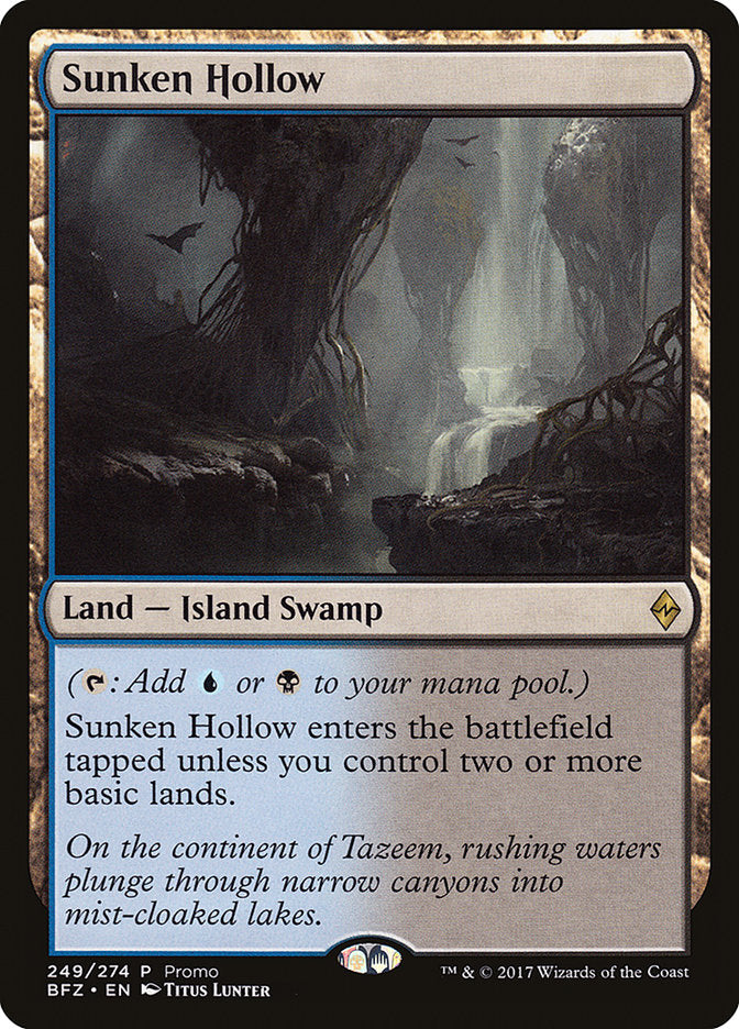 Sunken Hollow (Promo) [Standard Showdown Promos] | Good Games Morley