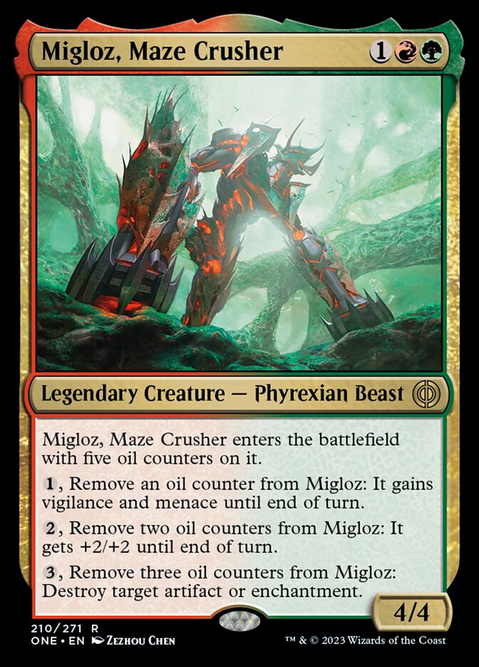 Migloz, Maze Crusher [Phyrexia: All Will Be One] | Good Games Morley