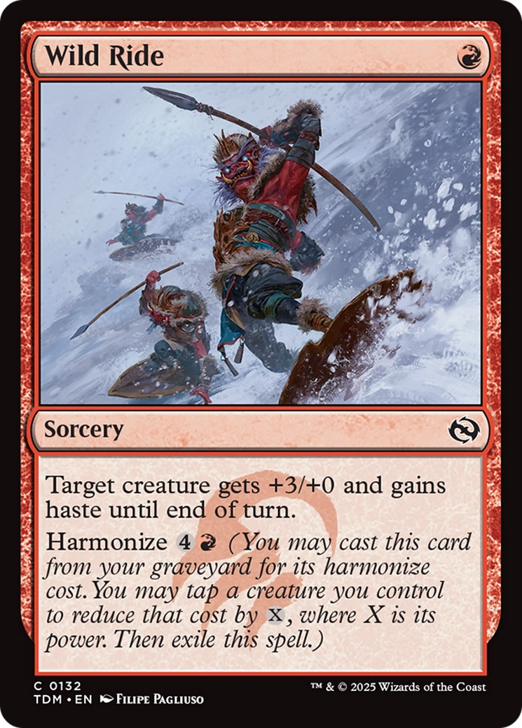 Wild Ride [Tarkir: Dragonstorm] | Good Games Morley