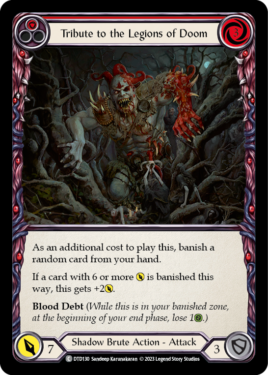 Tribute to the Legions of Doom (Red) [DTD130] (Dusk Till Dawn) | Good Games Morley